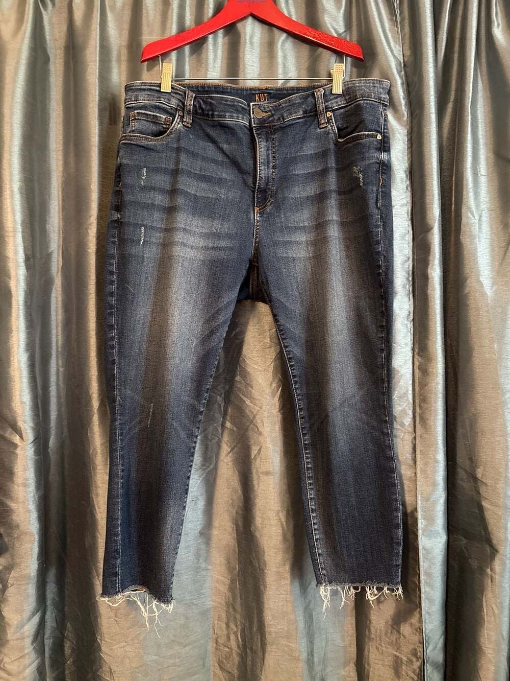 KUT from the Kloth Crop Skinny Jeans Size 16W